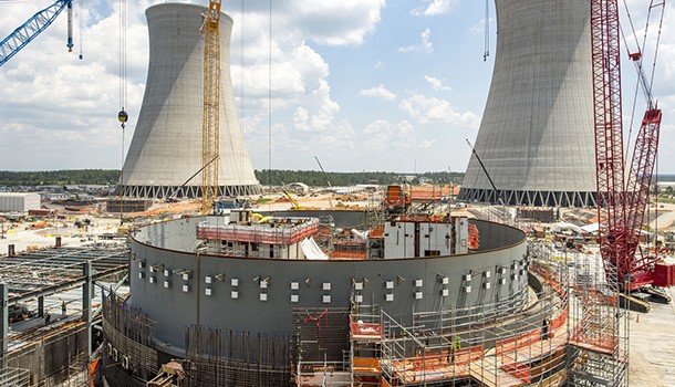 reactor under construction