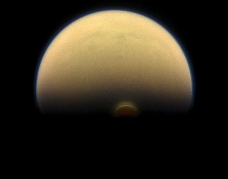Image of Saturn's moon Titan.