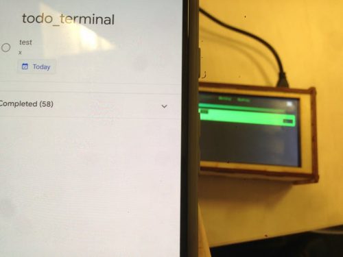 Google Tasks Raspberry Pi to-do list Michael Sporna