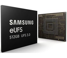 Samsung's Blazing Fast 512GB eUFS 3.0 Flash Chips Enter Production For Flagship Phones