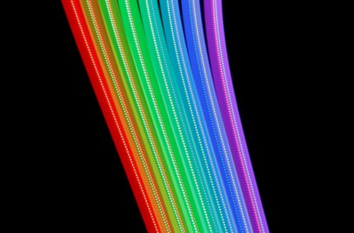 NeoPixels moving in the dark