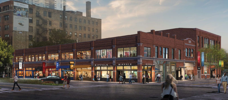 A rendering of 851 W. Randolph Street in Chicago. 