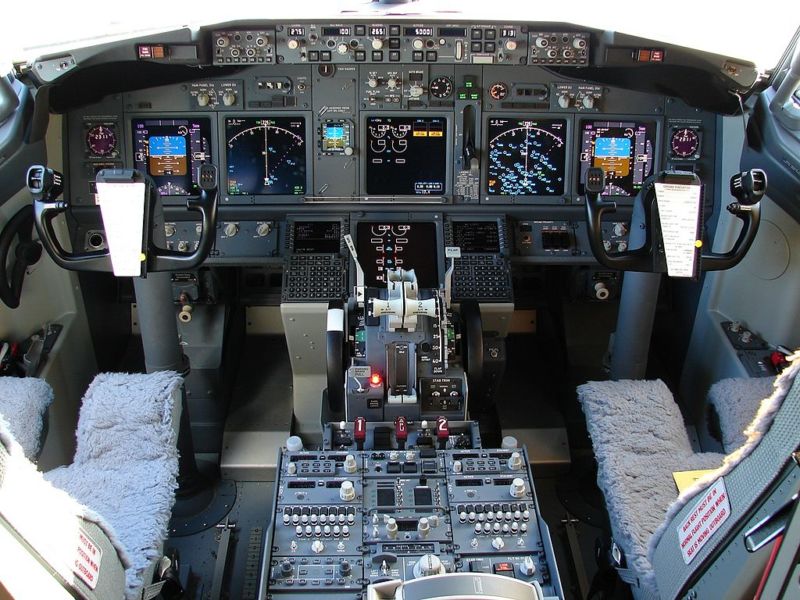 The 737 MAX cockpit's layout is nearly identical to this 737-800's.  The software behind the glass isn't.