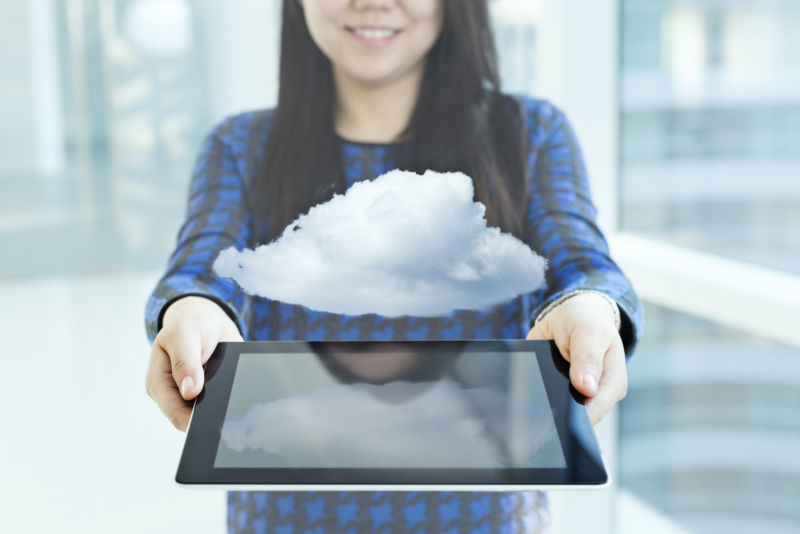 Artist's impression of a cloud service offering.