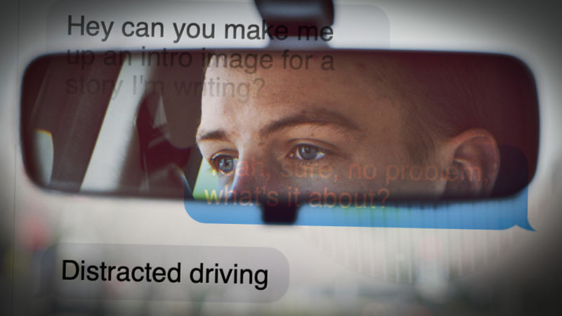 “Look where you’re going” is the key to distracted driving