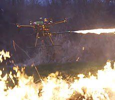 Turn Your DJI Drone Into A Flying Flamethrower Of Death With This DIY Kit