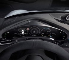 Porsche Teases Taycan EV's Futuristic Interior Fully Decked Out With Multiple Displays