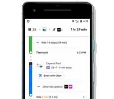 Google Maps Update Offers Routes With Ridesharing And Cycling Details