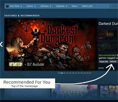 Steam's Discovery Update Tunes Recommendation Algo To Buck Sharp Decline In Game Sales