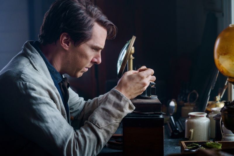 "My boys and I caught in a jar what before now has only flashed across the night sky." Benedict Cumberbatch plays Thomas Edison in <em>The Current War</em>.