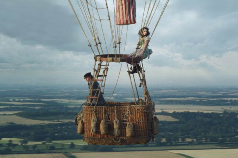 Eddie Redmayne and Felicity Jones star in <em>The Aeronauts</em>