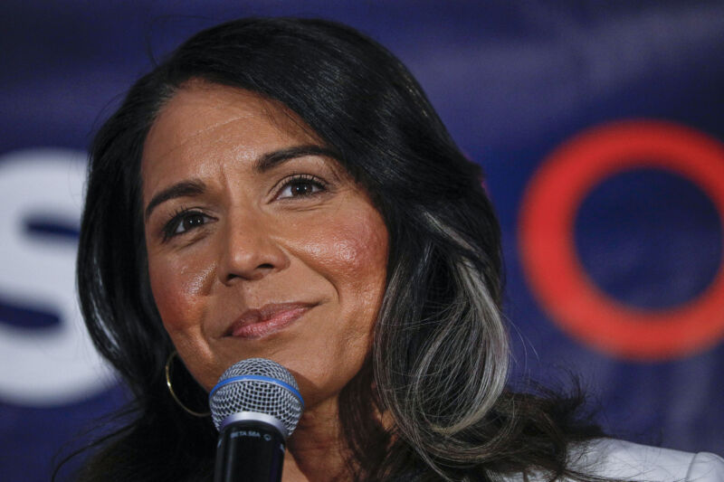 Rep. Tulsi Gabbard (D-Hawaii) in March 2020.