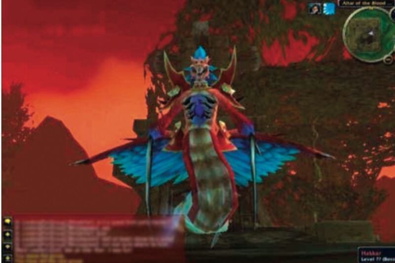 Hakkar the Soulflayer was the primary source of infection for the "Corrupted Blood" outbreak in <em>World of Warcraft</em>