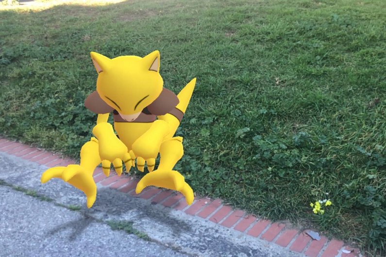 Please practice social distancing by staying at least 6 feet away from this Abra.