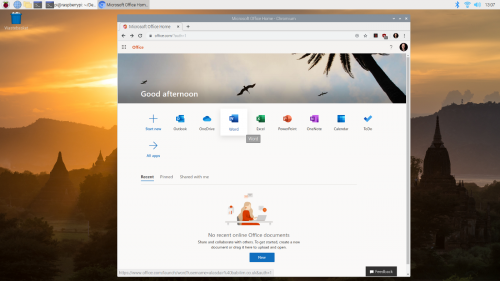 Using Microsoft Office in the browser