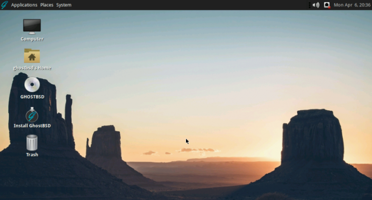 If you're interested in the BSD experience but want an easier, direct-to-the-desktop experience, GhostBSD has you covered. This screenshot is of GhostBSD's live desktop and graphical installation environment.