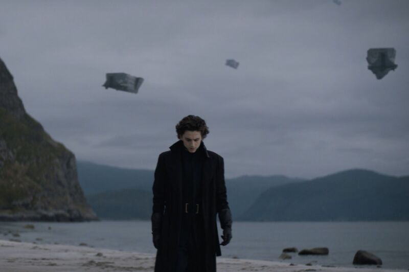Timothée Chalamet as Paul Atreides in this first look at Denis Villeneuve's film adaptation of Frank Herbert's <em>Dune</em>.