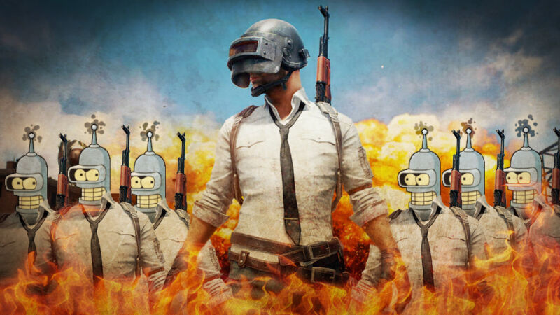 This is what <em>PUBG</em> on console feels like right now. At least, without the "hookers and blackjack." Sorry, Bender army.