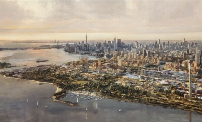 Sidewalk Labs concept for the scuppered lakefront development in Toronto.