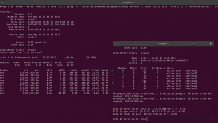 I get anxious if I can't watch the blinkenlights in the big Terminal window in the background while the tests run.