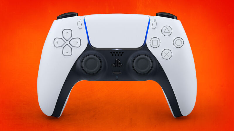 Promotional image of video game controller.