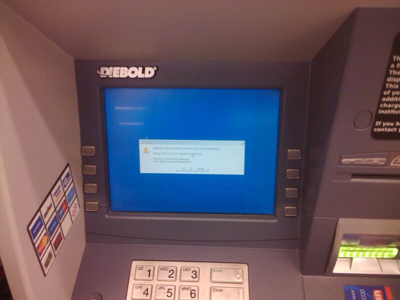 Crooks are using a new way to “jackpot” ATMs made by Diebold