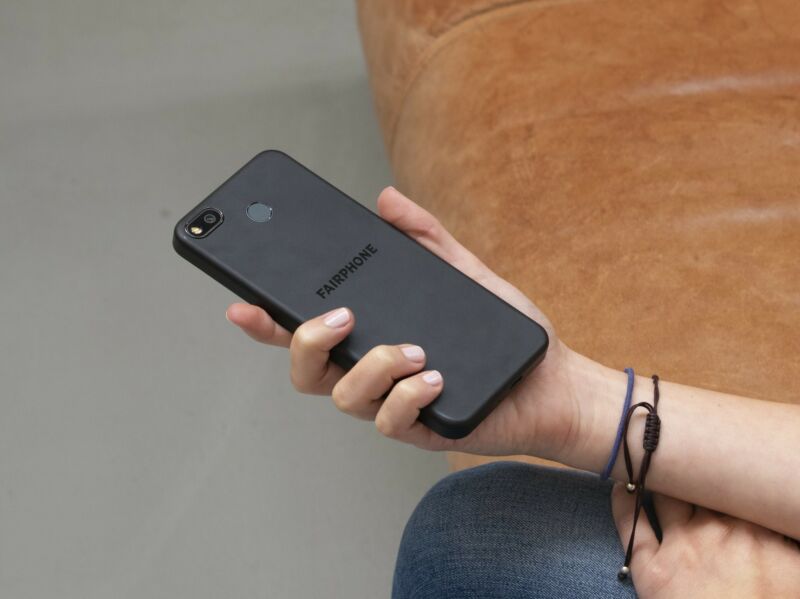 The Fairphone 3+ pictured here is a bit bulkier than a standard smartphone—but that bulk makes it far more repairable, and as of today's news, even upgradeable.