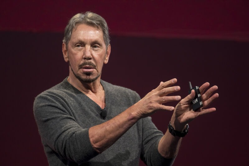 Oracle chairman Larry Ellison.