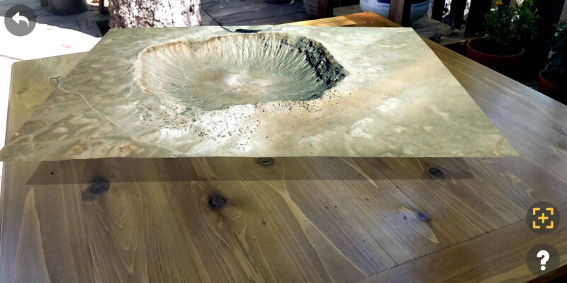 Fancy a tabletop Meteor Crater, anyone?