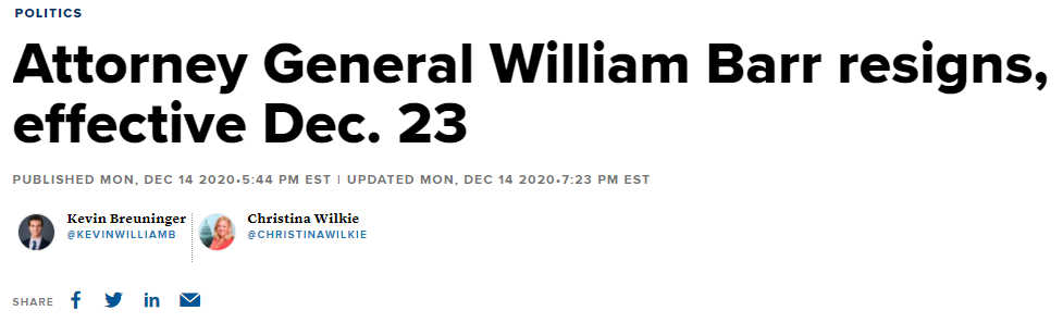 Screenshot from CNBC