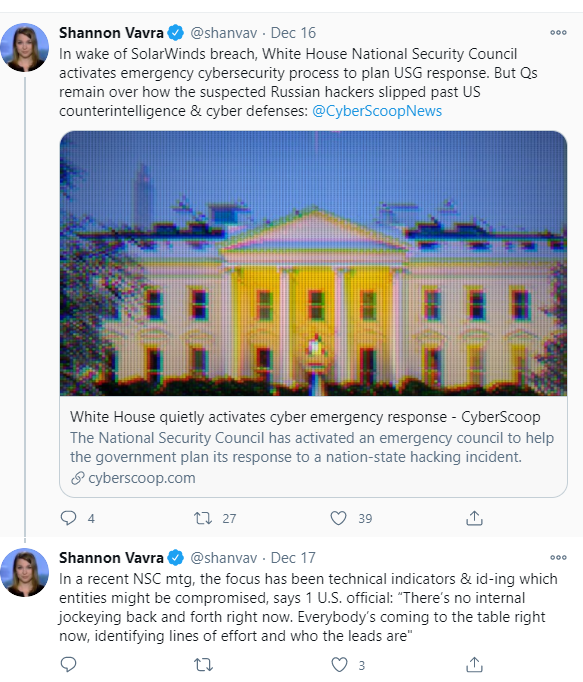 Screenshot from Shannon Vavra's Twitter