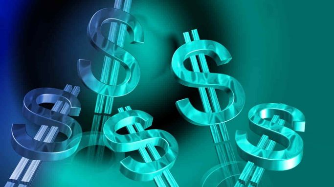 blue dollar money cash currency business finance