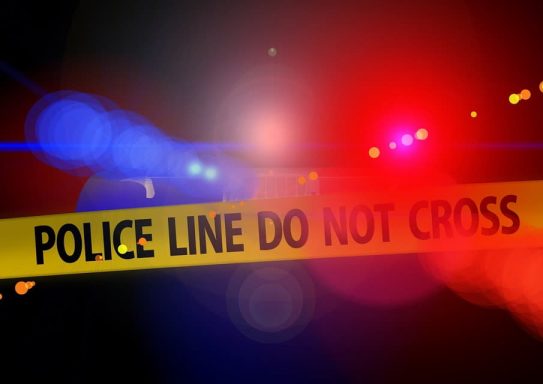 police crime scene blue light discovery