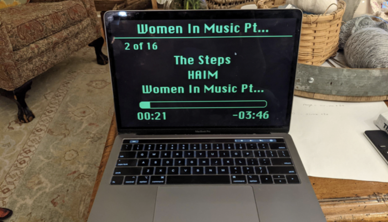 Guy managed to use a font for the music library that looks almost exactly the same as Apple’s original