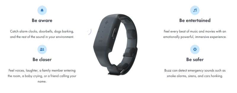 neosensory buzz bracelet