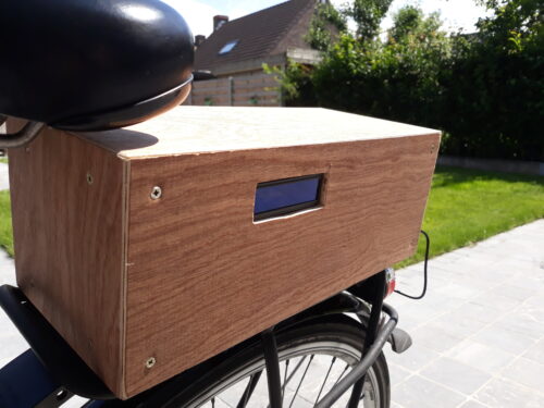 smart bike side view of box