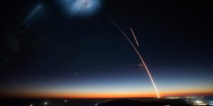 spacex night view