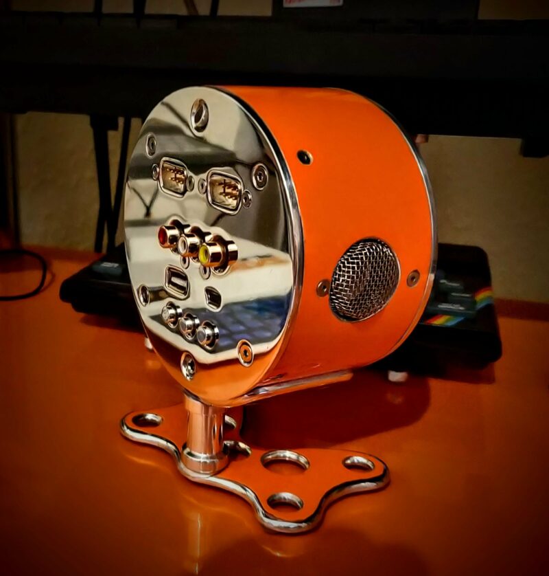 The Pi 'CRT' has two onboard Atari Joystick ports and plenty of connectors for other machines