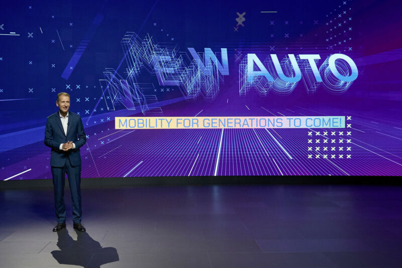 VW Group CEO Herbert Diess presents VW's strategy for the next decade.