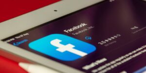 facebook app on smartphone