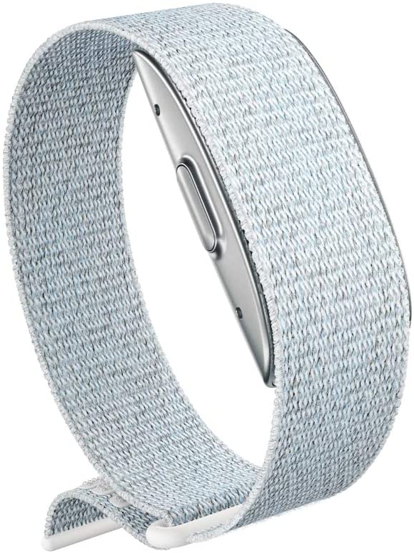 Amazon Halo Band in silver.