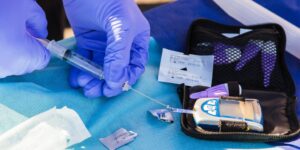 Insulin Level Test Conducted by an EMT