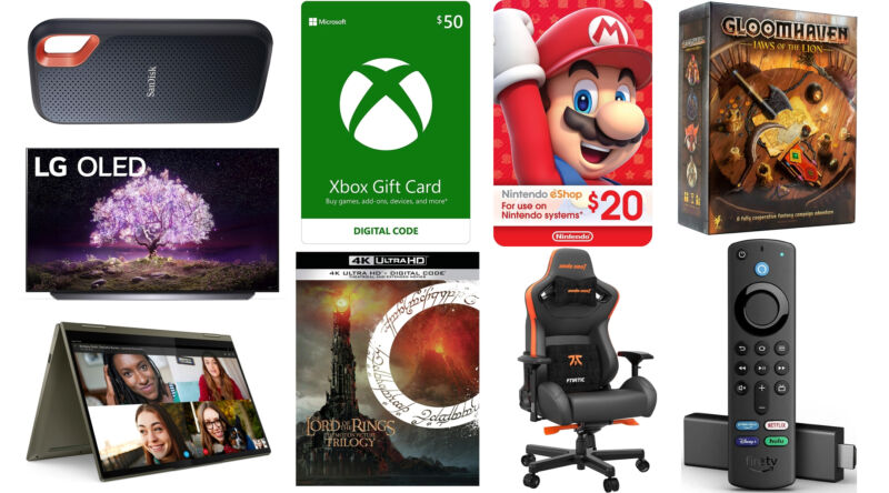 Today’s best deals: Nintendo & Xbox gift cards, standing desks, and more