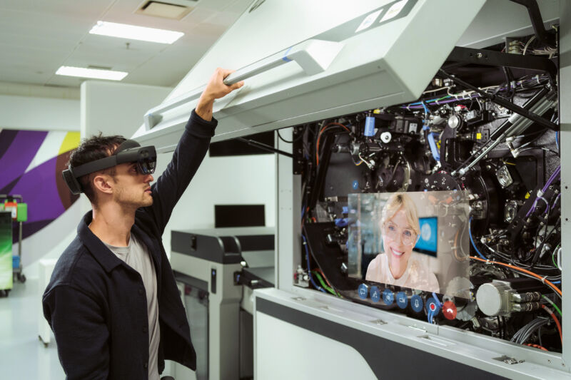 HP claims using the mixed-reality service will ultimately save time.