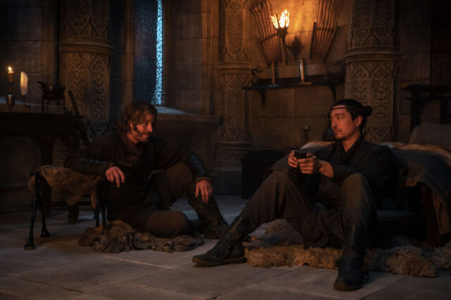 Warders share quality bro time.