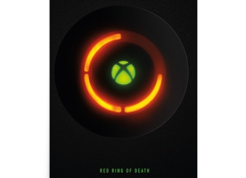 Microsoft will sell you a $25 poster to celebrate a major Xbox hardware failure