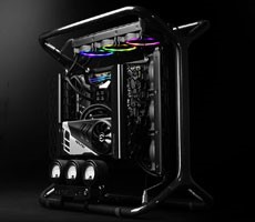 EVGA E1 Gaming PC Is A Bodacious Alder Lake Build With A Kingpin RTX 3090 Ti And Racing Gauges