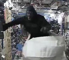 Watch As A NASA Astronaut Sneaks A Gorilla Suit To Space And Hilariously Pranks ISS Crewmate