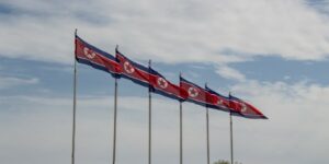 north korea flag