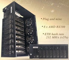 Biostar Crammed 8 Radeon RX 580 GPUs Into A Mining Rig Because It Didn't Read The Room